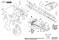 Bosch 0 602 492 465 EXACT 610 Cordless Screw Driver Spare Parts